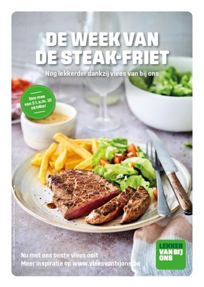 Affiche De week van de steak-friet 2025