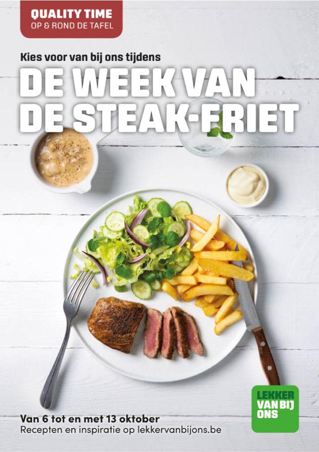 Affiche Week van de Steak-Friet 2023 Affiche Week van de Steak-Friet 2023