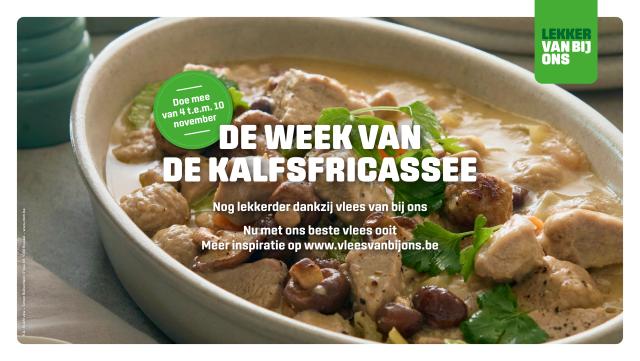 Campagnebeeld Week van de Kalfsfricassee Campagnebeeld Week van de Kalfsfricassee
