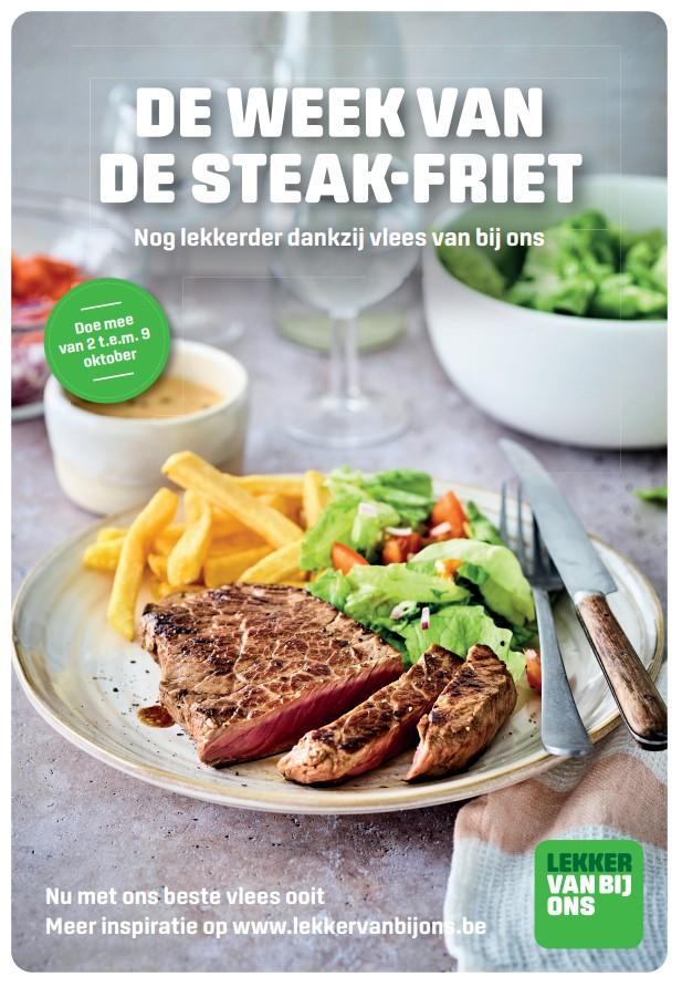 affiche week van de steak friet